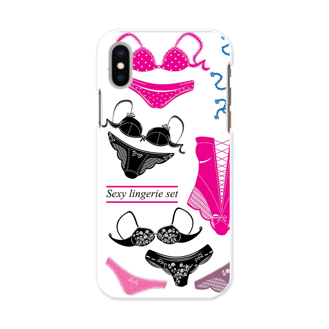 iPhone X XS 専用 TPUケース igcase スマホカバー カバー ケース ソフトケース 000279 ユニーク 下着 女の子 ランジェリー