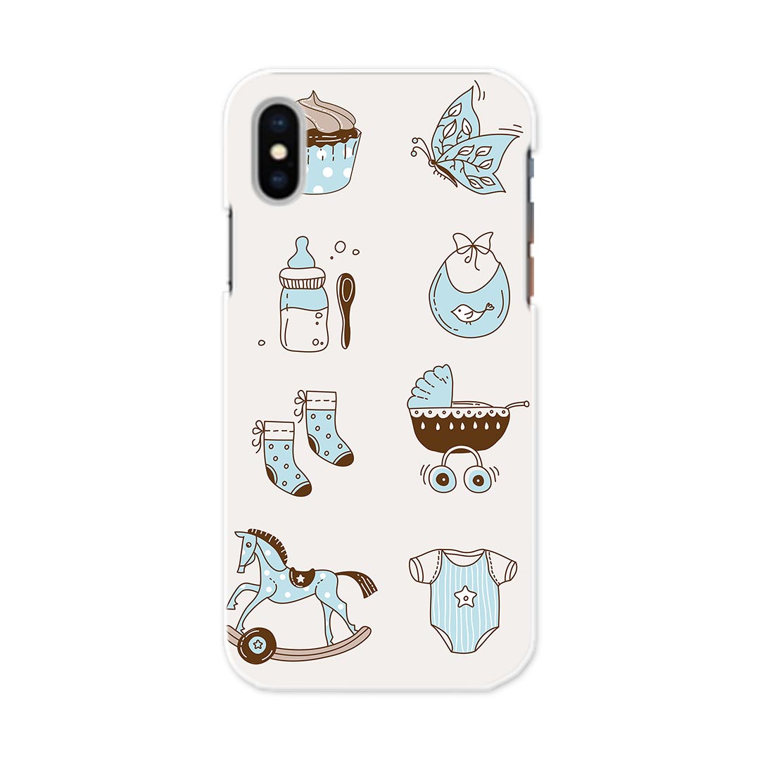 iphone XR iPhone 10r アイフォーン エックスアール テンアール iphonexr softbank docomo au スマホ カバー スマホケース スマホカバー PC ハードケース 004536 ベビー　蝶　イラスト