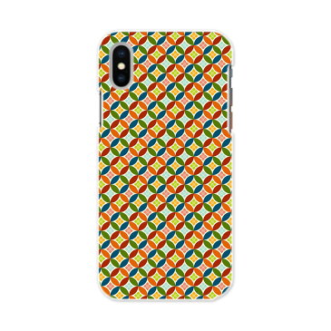 iPhone X XS 専用 TPUケース igcase スマホカバー カバー ケース ソフトケース 004748 チェック・ボーダー カラフル　模様