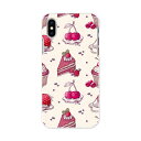 iPhone X 【2個以上送料無料】スマホ カバー 全機種対応 あり iPhone X ケース スマホケース スマホカバー TPU ソフトケース iPhone 10 アイフォーン エックス テン スイーツ イラスト 模様 ユニーク 005552 APPLE APPLE softbank ソフトバンク