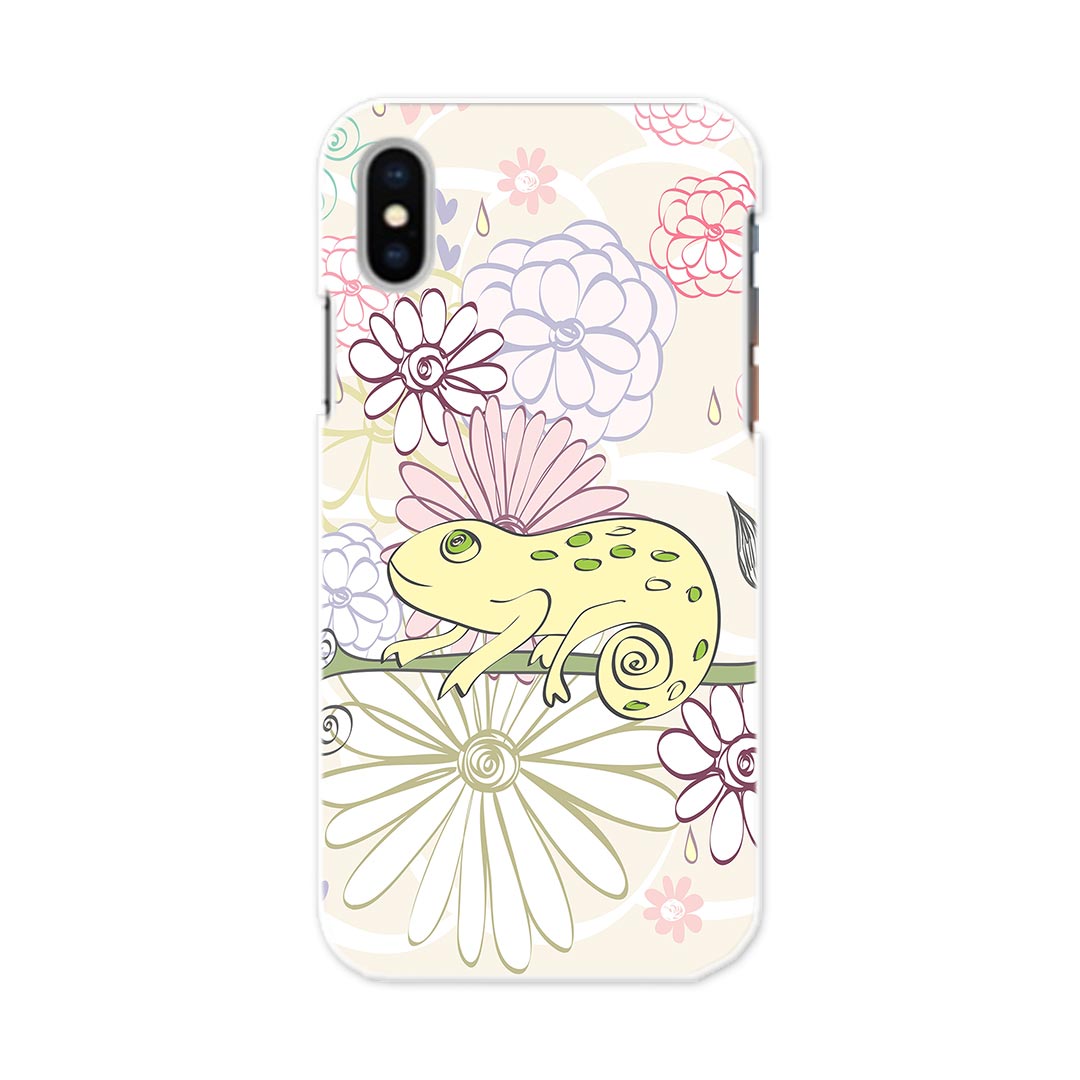 iphone Xs iPhone 10s アイフォーン エックスエス テンエス softbank docomo au スマホ カバー スマホケース スマホカバー TPU ソフトケース 008895 花　フラワー　ピンク　カメレオン