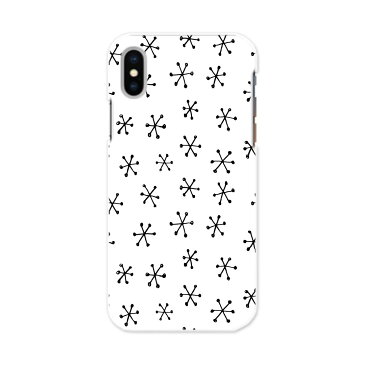 iPhone X XS 専用 TPUケース igcase スマホカバー カバー ケース ソフトケース 012775 雪　マーク　モノトーン