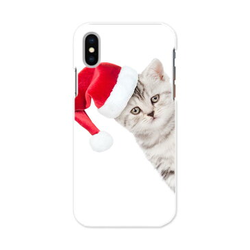 iphone XsMax iPhone 10sMax テンエスマックス iphonexsmax softbank docomo au スマホ カバー スマホケース スマホカバー PC ハードケース 013836 クリスマス　猫　動物