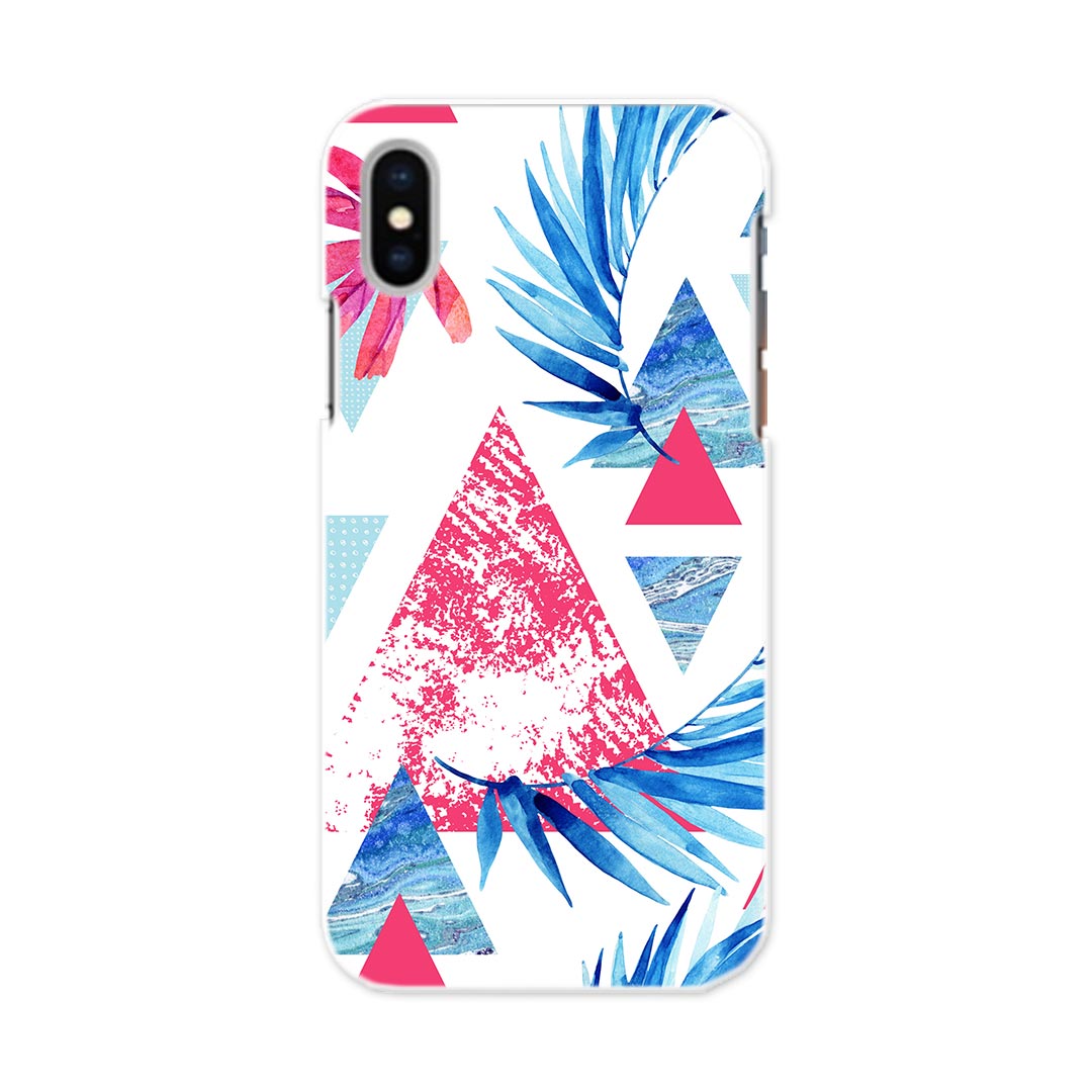 iphone XR iPhone 10r アイフォーン エックスアール テンアール iphonexr softbank docomo au スマホ カバー スマホケース スマホカバー PC ハードケース 014054 リーフ　模様　ユニーク