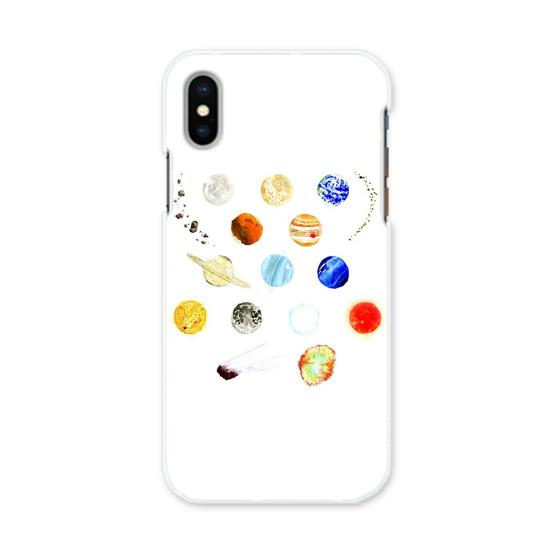 iphone XR iPhone 10r アイフォーン エックスアール テンアール iphonexr softbank docomo au スマホ カバー ケース スマホケース スマホカバー PC ハードケース 015978 太陽系　宇宙　惑星