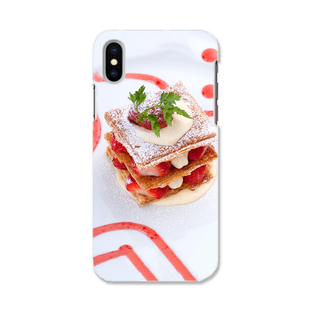 iphone XR iPhone 10r アイフォーン エックスアール テンアール iphonexr 専用ソフトケース スマホカバー カバー ケース tpu ソフト ケース 000193 ケーキ　いちご　ミルフィーユ