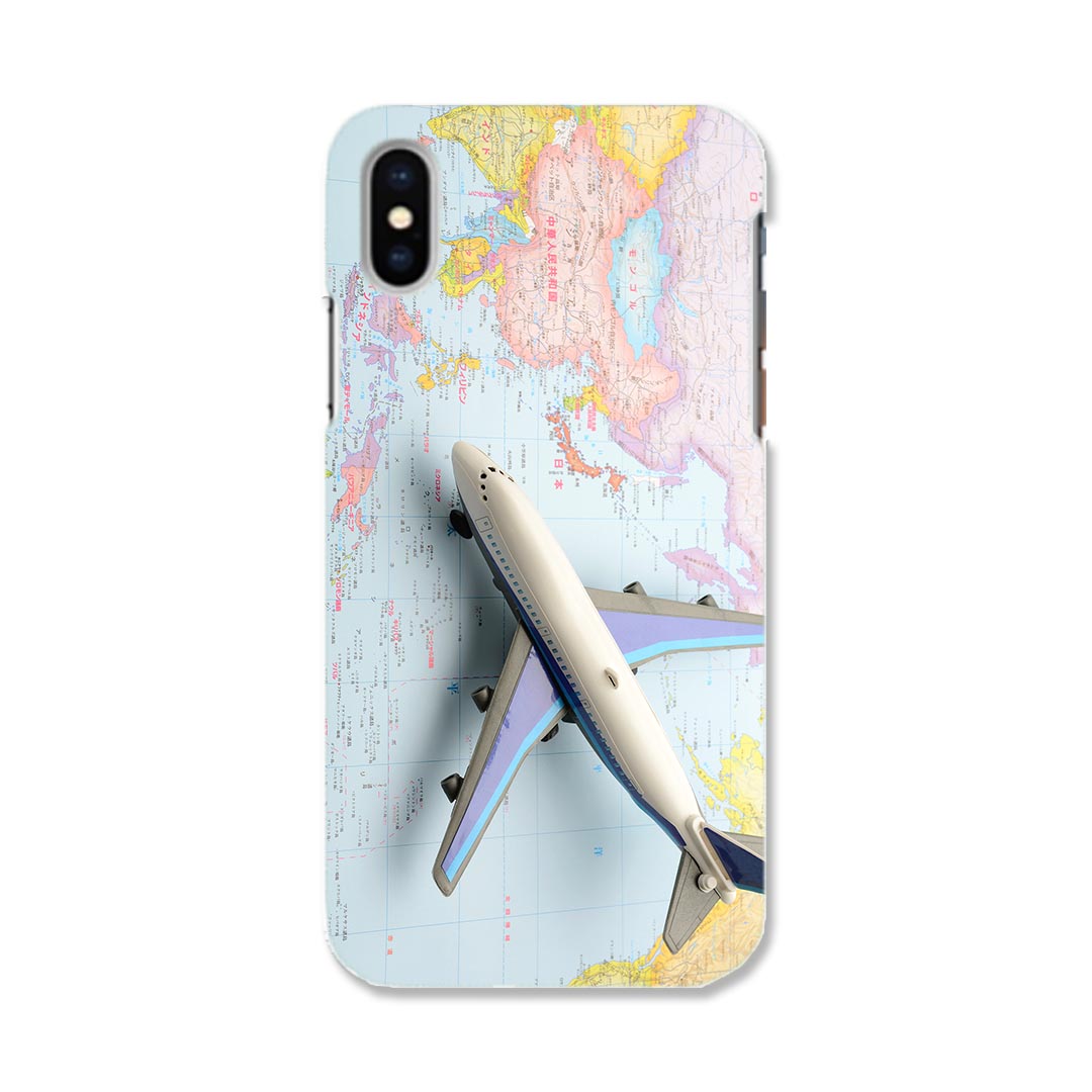 iphone XR iPhone 10r アイフォーン エックスアール テンアール iphonexr 専用ソフトケース スマホカバー カバー ケース tpu ソフト ケース 002849 地図　乗り物　飛行機