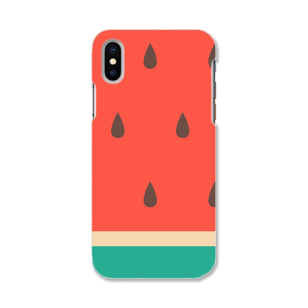 iphone XR iPhone 10r アイフォーン エックスアール テンアール iphonexr 専用ソフトケース スマホカバー カバー ケース tpu ソフト ケース 010433 果物　スイカ　赤　緑