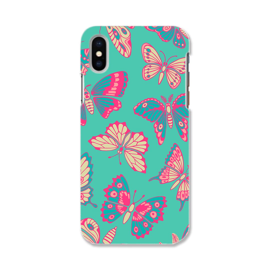 樂天商城 - iphone XR iPhone 10r アイフォーン エックスアール テンアール iphonexr 専用ソフトケース スマホカバー カバー ケース tpu ソフト ケース 011153 蝶　エスニック　緑