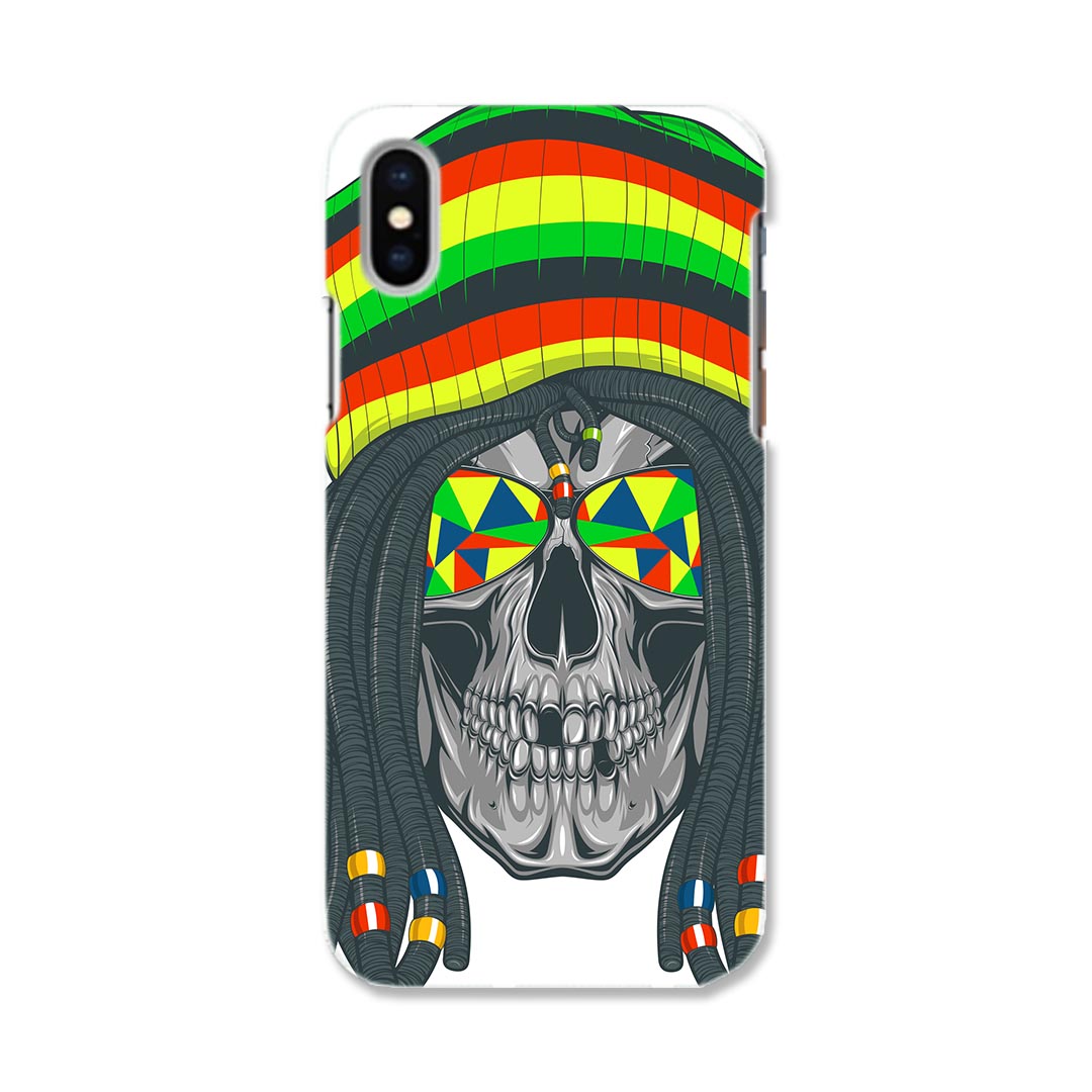 iphone XR iPhone 10r アイフォーン エックスアール テンアール iphonexr 専用ソフトケース スマホカバー カバー ケース tpu ソフト ケース 011717 骸骨　ドクロ　レゲエ