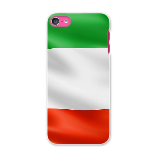 iPod touch 7(2019)/6(2015) アイポッドタッチ 第7世代 第6世代 対応 ケース スマホ カバー スマホケース スマホカバー PC ハードケース 001189 イタリア　国旗