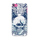 iPod touch 7(2019)/6(2015) アイポッドタッチ 第7世代 第6世代 対応 ケース スマホ カバー スマホケース スマホカバー PC ハードケース 005345 ドクロ 骸骨 羽根 翼(2)