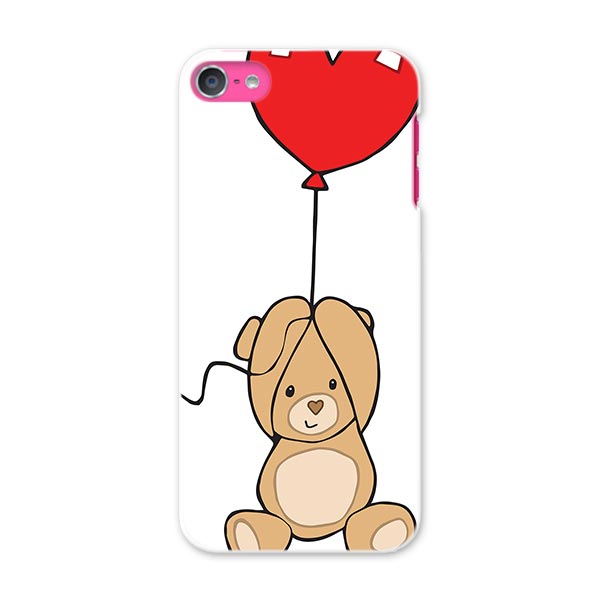 iPod touch 7(2019)/6(2015) アイポッドタッチ 第7世代 第6世代 対応 ケース スマホ カバー スマホケース スマホカバー PC ハードケース 005736 ハート　熊　キャラクター