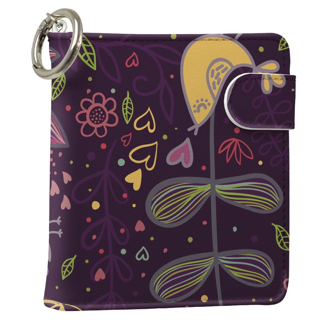 「宅配便専用」iQOS アイコス 専用 レザーケース 従来型 / 新型 2.4PLUS スクエア 手帳型 両対応 タバコ ケース カバー 合皮 クリーナー 収納 アイコスケース デザイン 000374 フラワー 革 iqos005nb