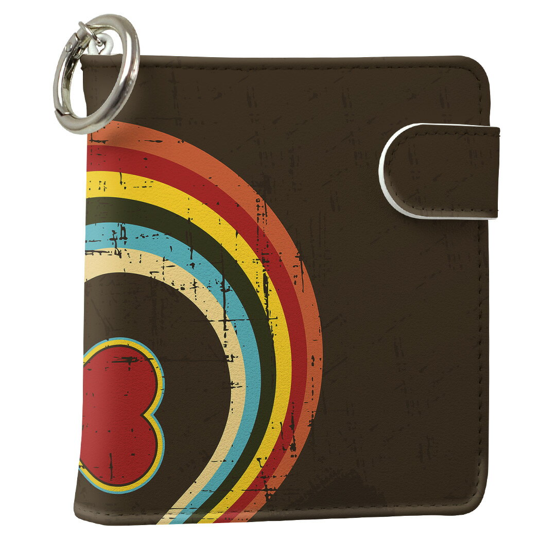 「宅配便専用」iQOS アイコス 専用 レザーケース 従来型 / 新型 2.4PLUS スクエア 手帳型 両対応 タバコ ケース カバー 合皮 クリーナー 収納 アイコスケース デザイン 002452 ラブリー 革 iqos005nb