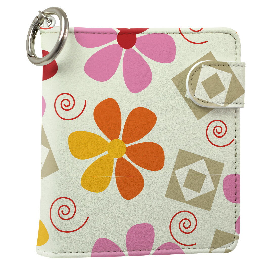 「宅配便専用」iQOS アイコス 専用 レザーケース 従来型 / 新型 2.4PLUS スクエア 手帳型 両対応 タバコ ケース カバー 合皮 クリーナー 収納 アイコスケース デザイン 003872 フラワー 革 iqos005nb