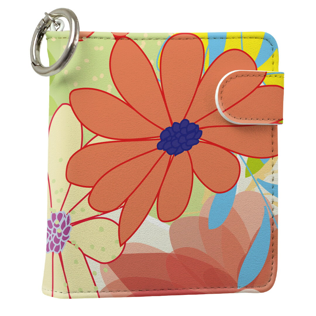 「宅配便専用」iQOS アイコス 専用 レザーケース 従来型 / 新型 2.4PLUS スクエア 手帳型 両対応 タバコ ケース カバー 合皮 クリーナー 収納 アイコスケース デザイン 004138 フラワー 革 iqos005nb