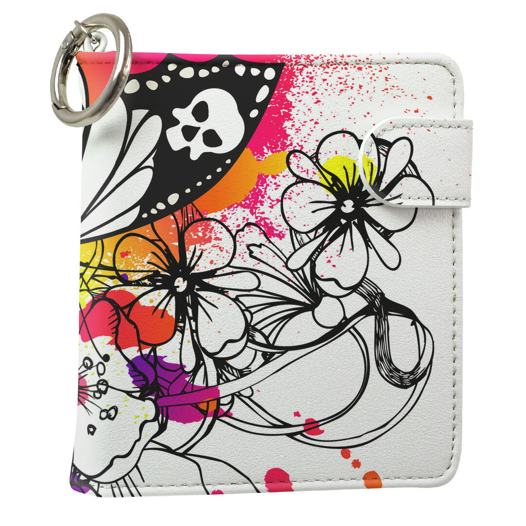 「宅配便専用」iQOS アイコス 専用 レザーケース 従来型 / 新型 2.4PLUS スクエア 手帳型 両対応 タバコ ケース カバー 合皮 クリーナー 収納 アイコスケース デザイン 005000 フラワー 革 iqos005nb