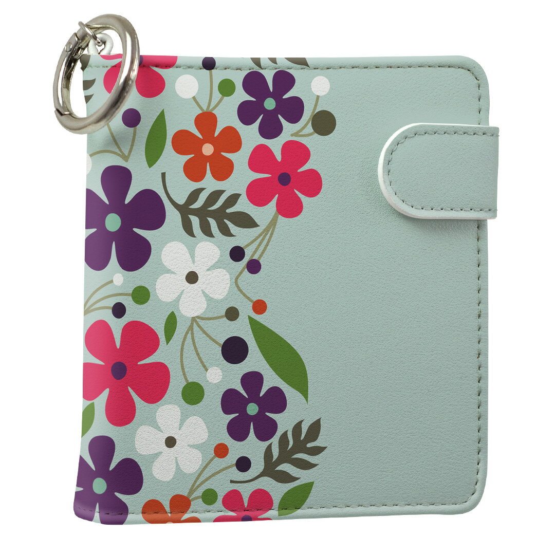 「宅配便専用」iQOS アイコス 専用 レザーケース 従来型 / 新型 2.4PLUS スクエア 手帳型 両対応 タバコ ケース カバー 合皮 クリーナー 収納 アイコスケース デザイン 005055 フラワー 革 iqos005nb