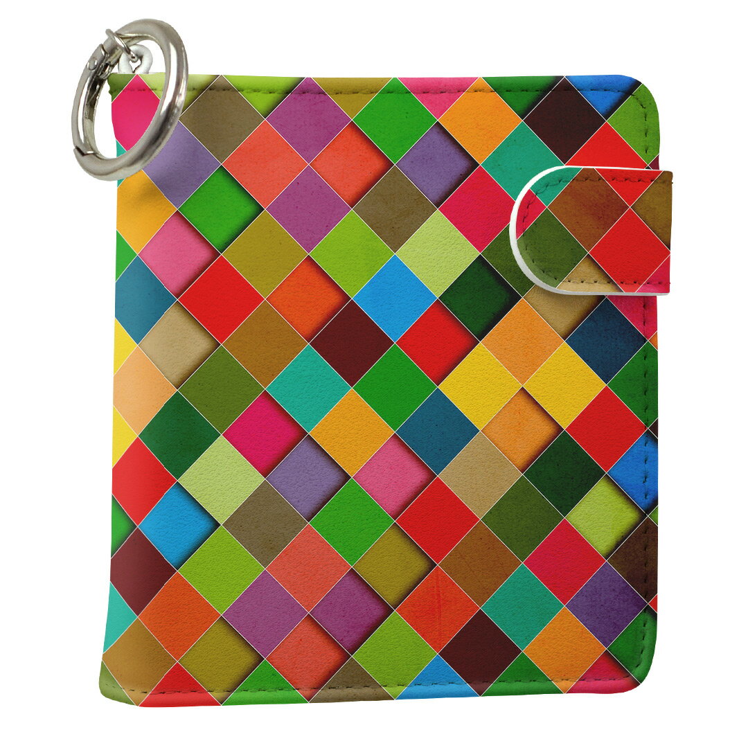 「宅配便専用」iQOS アイコス 専用 レザーケース 従来型 / 新型 2.4PLUS スクエア 手帳型 両対応 タバコ ケース カバー 合皮 クリーナー 収納 アイコスケース デザイン 005711 チェック・ボーダー 革 iqos005nb