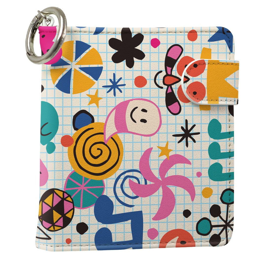 「宅配便専用」iQOS アイコス 専用 レザーケース 従来型 / 新型 2.4PLUS スクエア 手帳型 両対応 タバコ ケース カバー 合皮 クリーナー 収納 アイコスケース デザイン 006460 ラブリー 革 iqos005nb