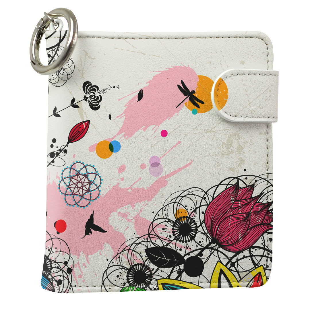 「宅配便専用」iQOS アイコス 専用 レザーケース 従来型 / 新型 2.4PLUS スクエア 手帳型 両対応 タバコ ケース カバー 合皮 クリーナー 収納 アイコスケース デザイン 007594 フラワー 革 iqos005nb