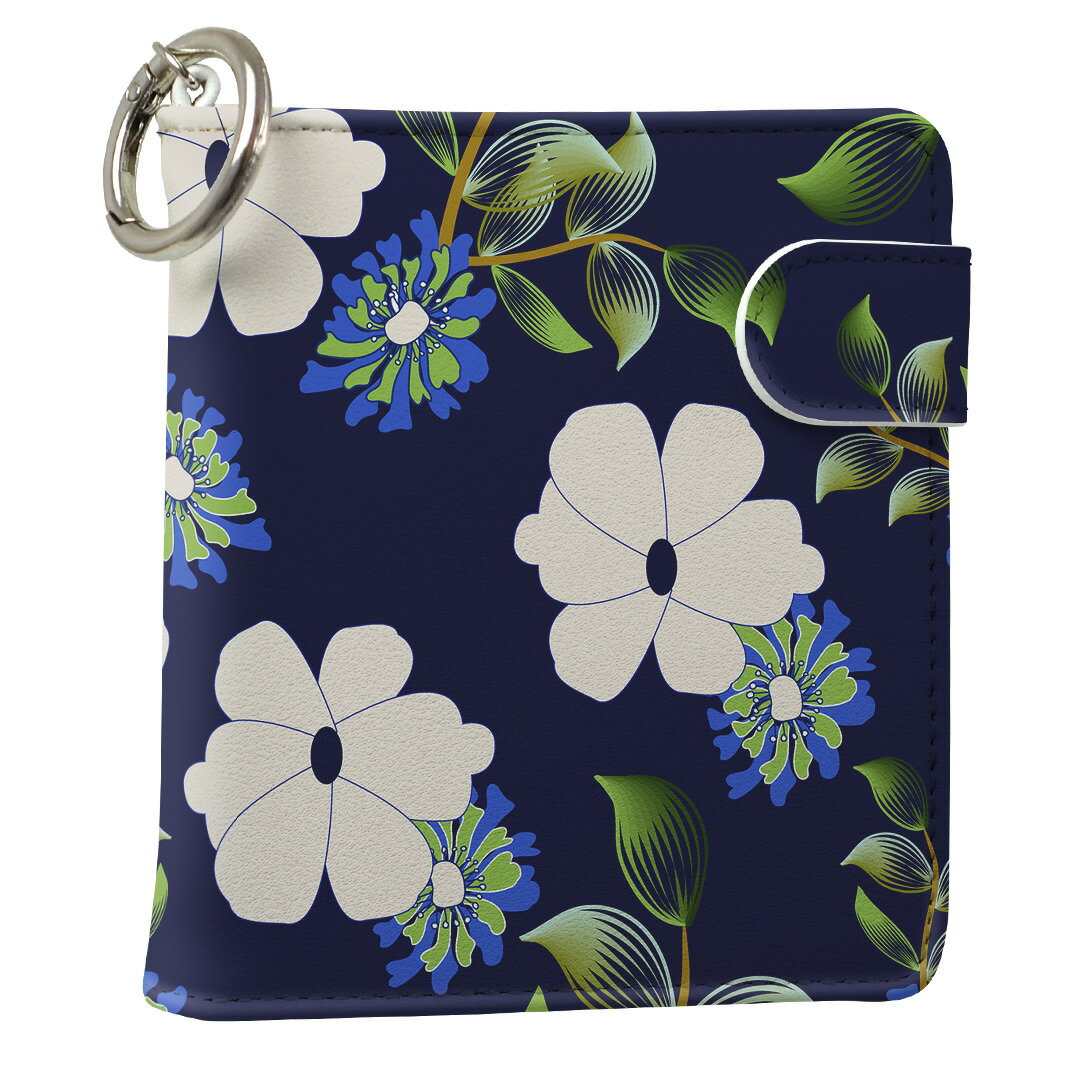 「宅配便専用」iQOS アイコス 専用 レザーケース 従来型 / 新型 2.4PLUS スクエア 手帳型 両対応 タバコ ケース カバー 合皮 クリーナー 収納 アイコスケース デザイン 008457 フラワー 革 iqos005nb