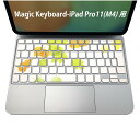 Magic Keyboard 専用 iPadPro11inch 13inch(M4) 2024 第5世代 対応 キーボード用スキンシール キートップ ステッカー アイパッド ノートパソコン アクセサリー 保護 020806 マスクデザイン 宇宙 惑星 紅葉 秋 銀杏 001279