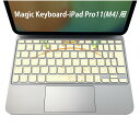 Magic Keyboard 専用 iPadPro11inch 13inch(M4) 2024 第5世代 対応 キーボード用スキンシール キートップ ステッカー アイパッド ノートパソコン アクセサリー 保護 020806 マスクデザイン 宇宙 惑星 亀 イラスト 005489