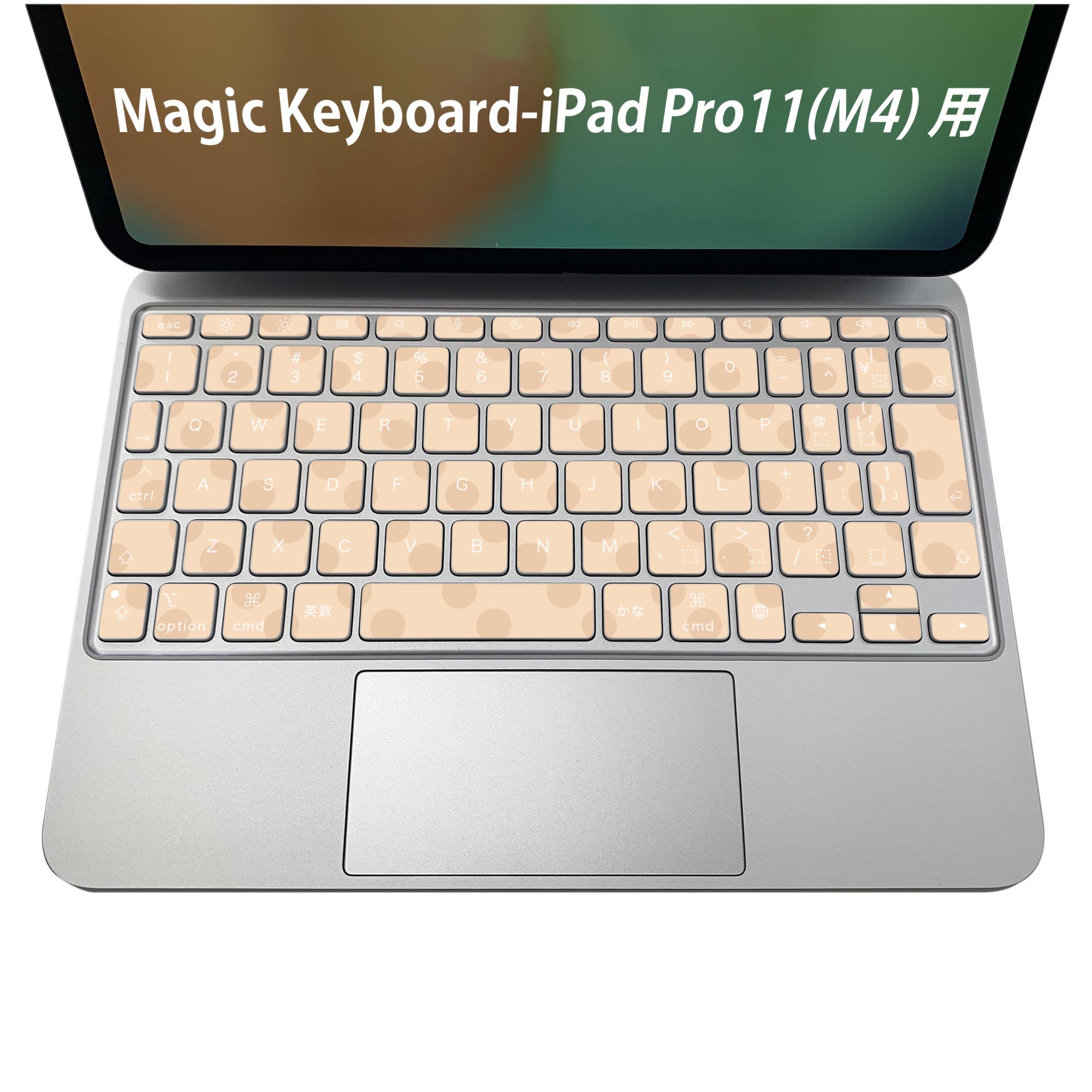 Magic Keyboard 専用 iPadPro11inch 13inch(M4) 2024 第5世代 対応 キーボード用スキンシール キートップ ステッカー アイパッド ノートパソコン アクセサリー 保護 020806 マスクデザイン 宇宙 惑星 　050636