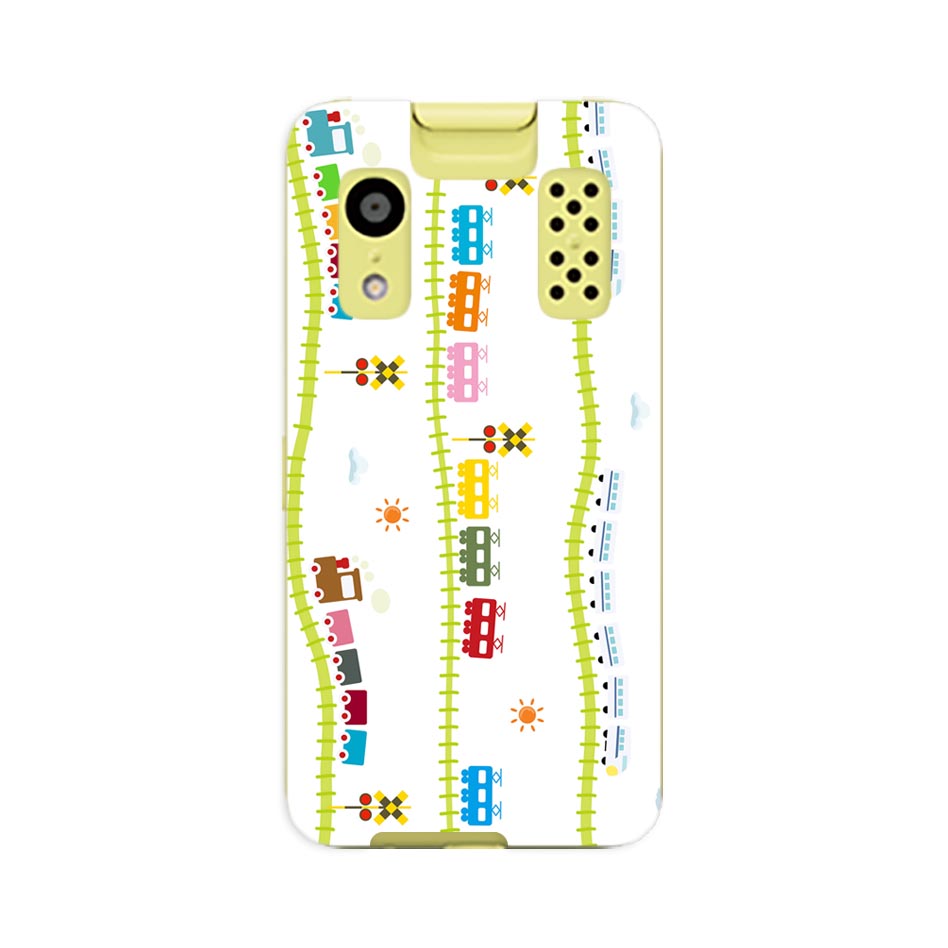 Rakuten - キッズケータイ KY-41C 専用 ケース ソフトケース 保護 スマホ カバー ky41c tpu ケース 002863 乗り物　イラスト　カラフル