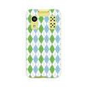 キッズケータイ KY-41C 専用 ケース ソフトケース 保護 スマホ カバー ky41c tpu ケース 007098 アーガイル 模様
