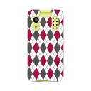 キッズケータイ KY-41C 専用 ケース ソフトケース 保護 スマホ カバー ky41c tpu ケース 007100 アーガイル 模様