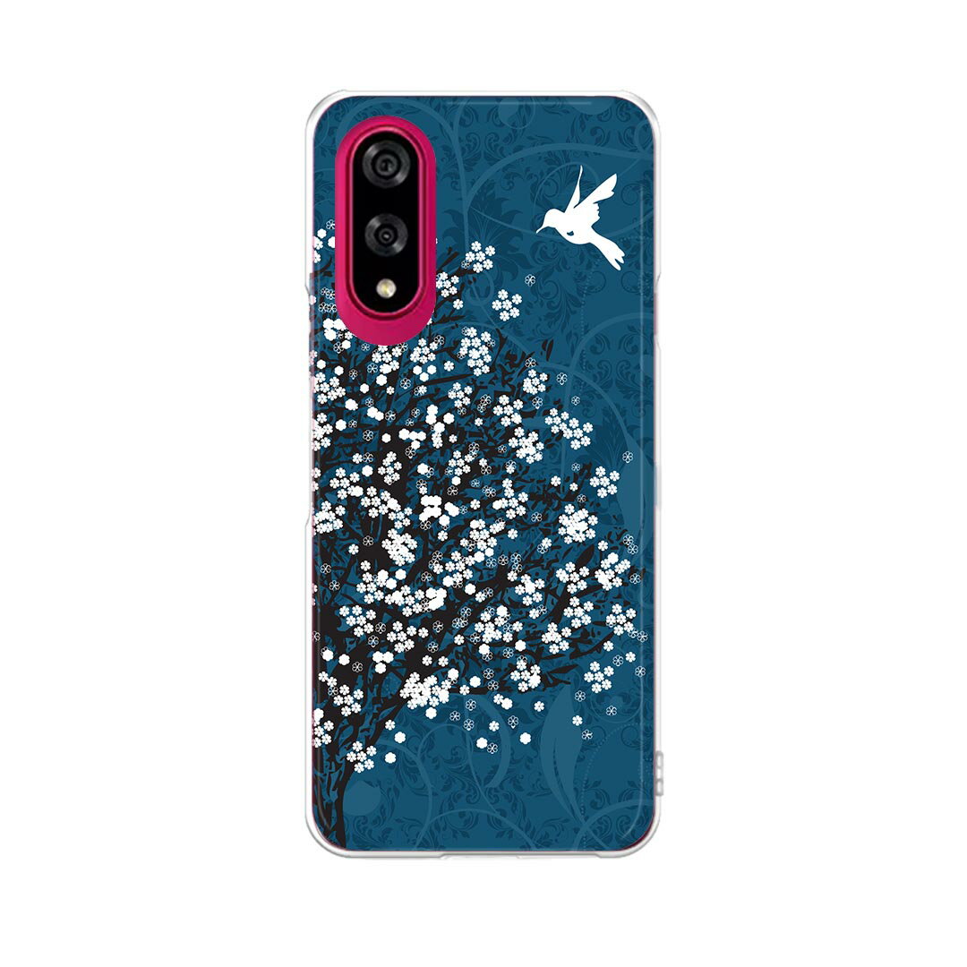 BASIO active3 KYG04 ベイシオ アクティブ3 用 kyg04 ケース カバー ハードケース 014440 花　鳥