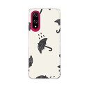 BASIO active3 KYG04 ベイシオ アクティブ3 用 kyg04 ケース カバー ハードケース 016360 傘 模様 雨