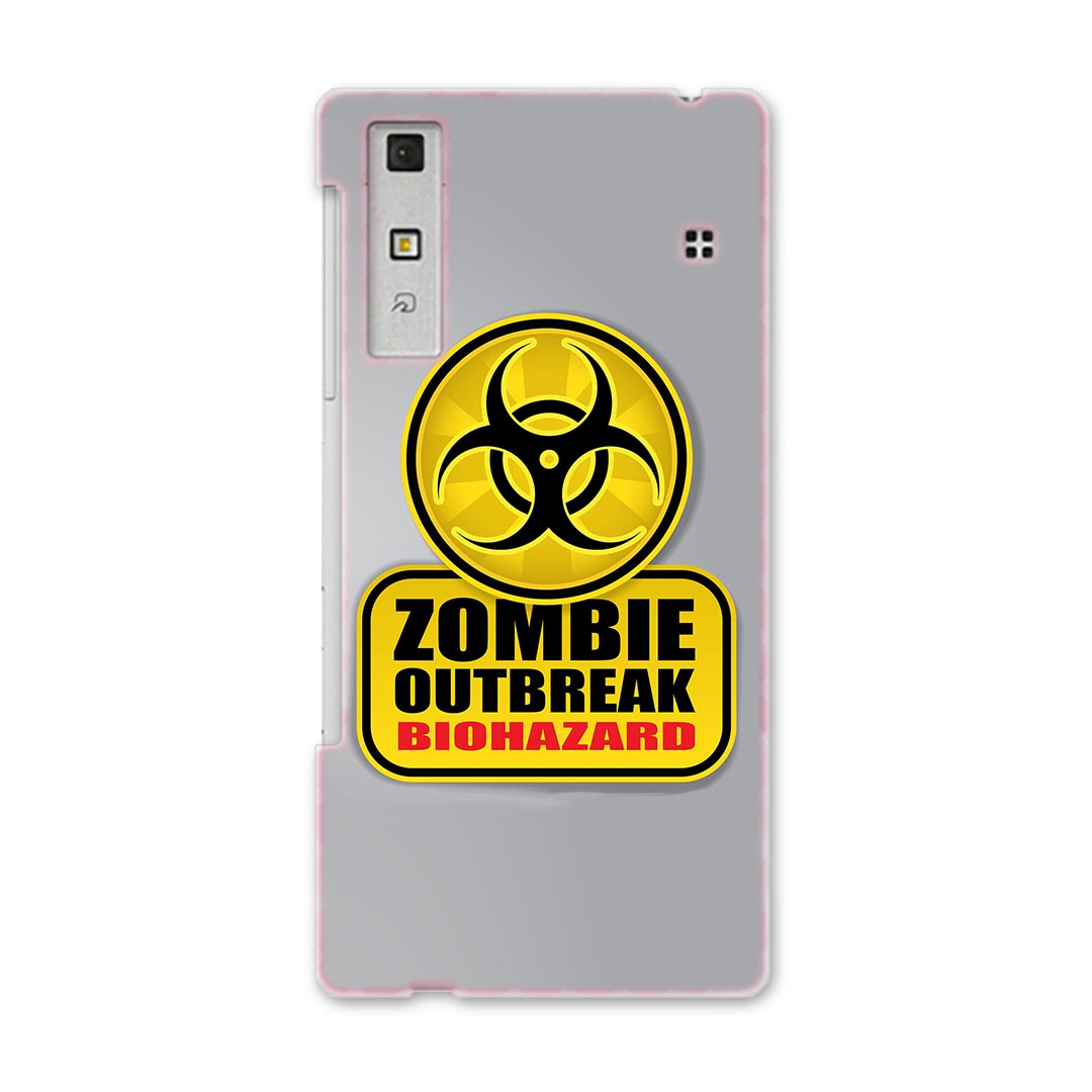 KYV37 Qua phone キュア フォン kyv37 au エーユー スマホ カバー スマホケース スマホカバー PC ハードケース 標識 ゾンビ バイオハザード ユニーク 001180