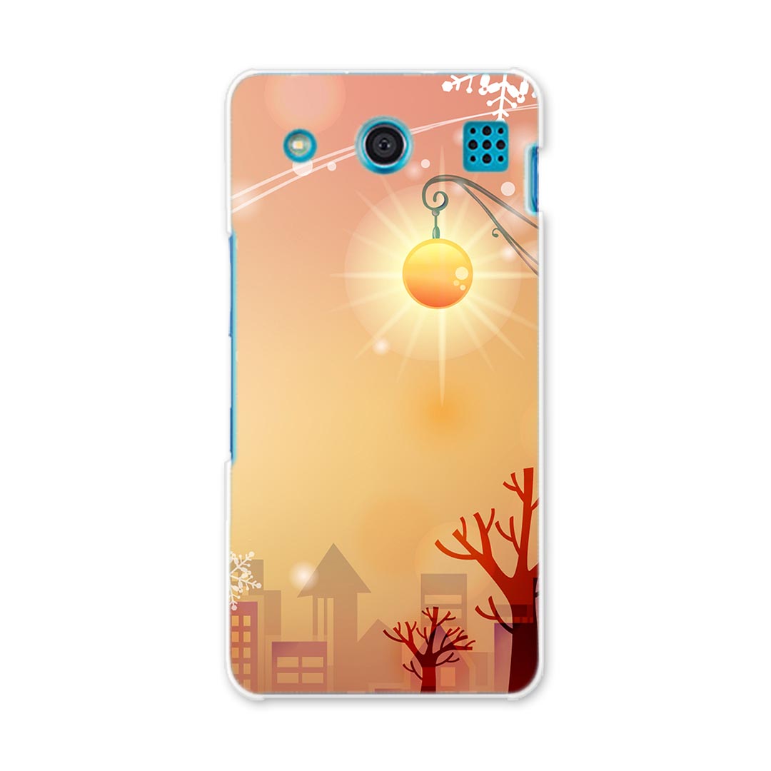 KYV39 miraie f ミライエ フォルテ kyv39 au エーユー スマホ ケース スマホカバー PC ハードケース 雪　冬　景色 その他 001456