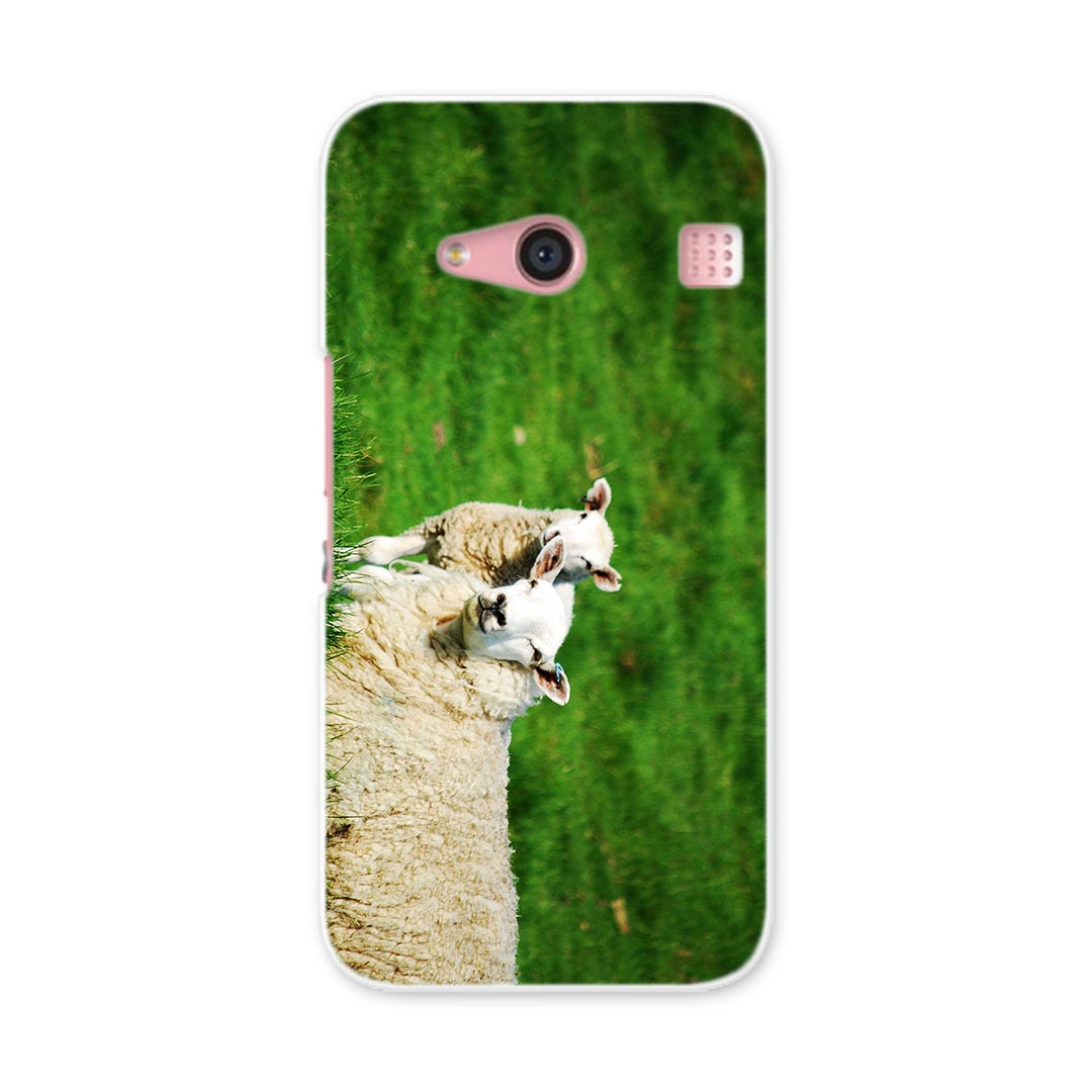 KYV40 rafre ラフレ kyv40 au エーユー スマホ ケース スマホカバー PC ハードケース ひつじ　動物　写真 アニマル 002585
