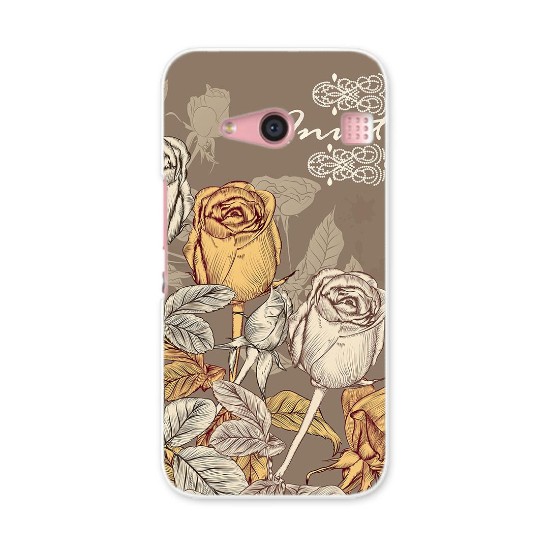 KYV40 rafre ラフレ kyv40 au エーユー スマホ ケース スマホカバー PC ハードケース 花　フラワー フラワー 006231