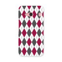 KYV40 rafre ラフレ kyv40 au エーユー スマホ ケース スマホカバー PC ハードケース アーガイル 模様 チェック・ボーダー 007100