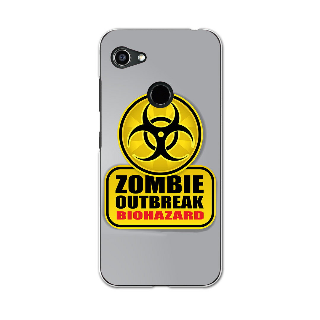 GRATINA KYV48 専用ケース ハードケース 京セラ au igcase スマホカバー カバー ケース 001180 ユニーク 標識 ゾンビ バイオハザード