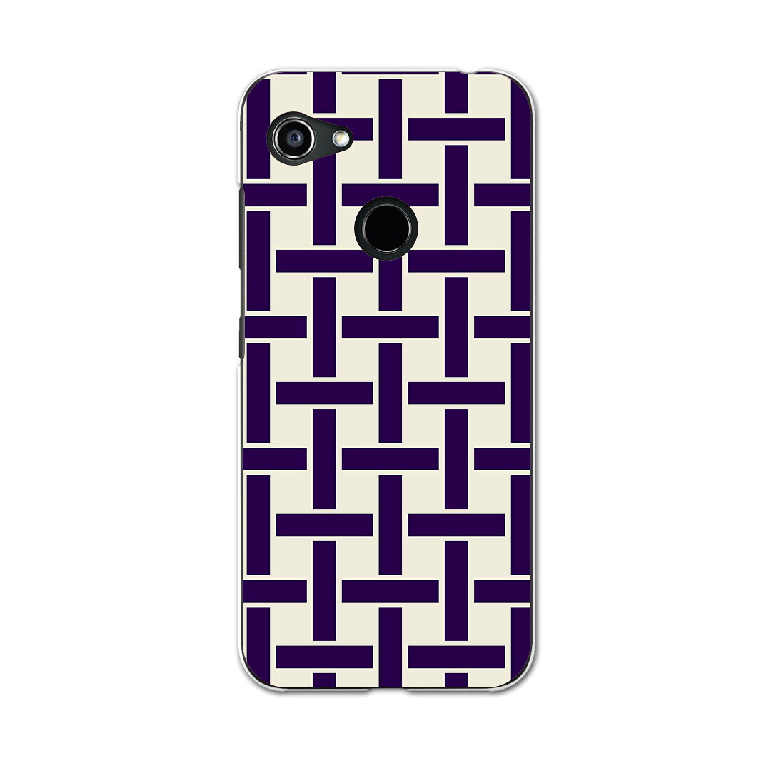 Rakuten - GRATINA KYV48 専用ケース ハードケース 京セラ au igcase スマホカバー カバー ケース 003993 チェック・ボーダー 和風　和柄　紺