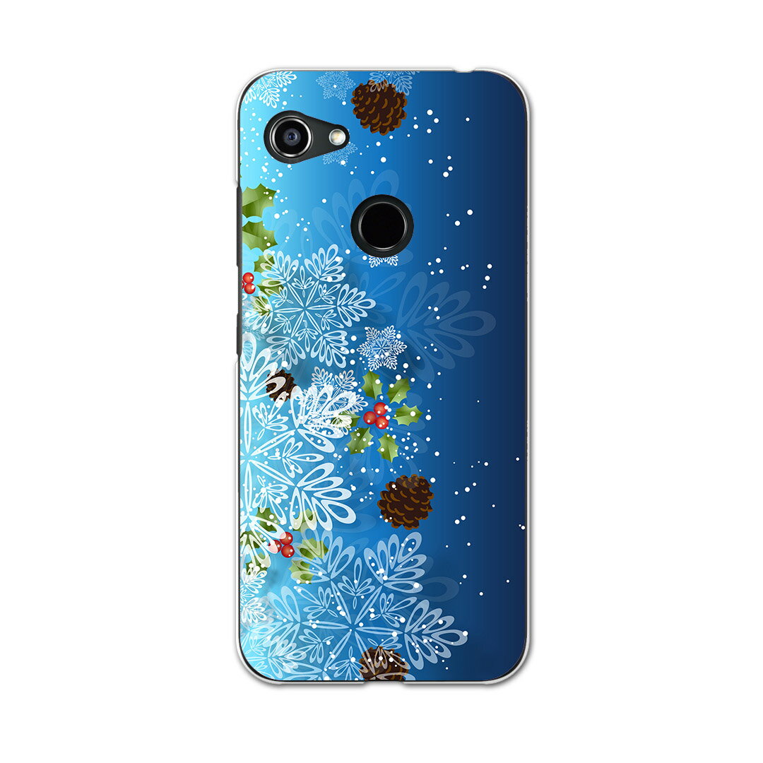 GRATINA KYV48 専用ケース ハードケース 京セラ au igcase スマホカバー カバー ケース 004621 ラグジュアリー 雪　結晶　クリスマス