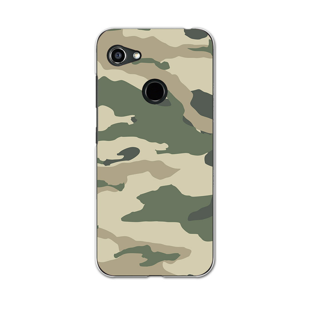 GRATINA KYV48 専用ケース ハードケース 京セラ au igcase スマホカバー カバー ケース 008444 チェック・ボーダー グリーン　緑　迷彩　模様