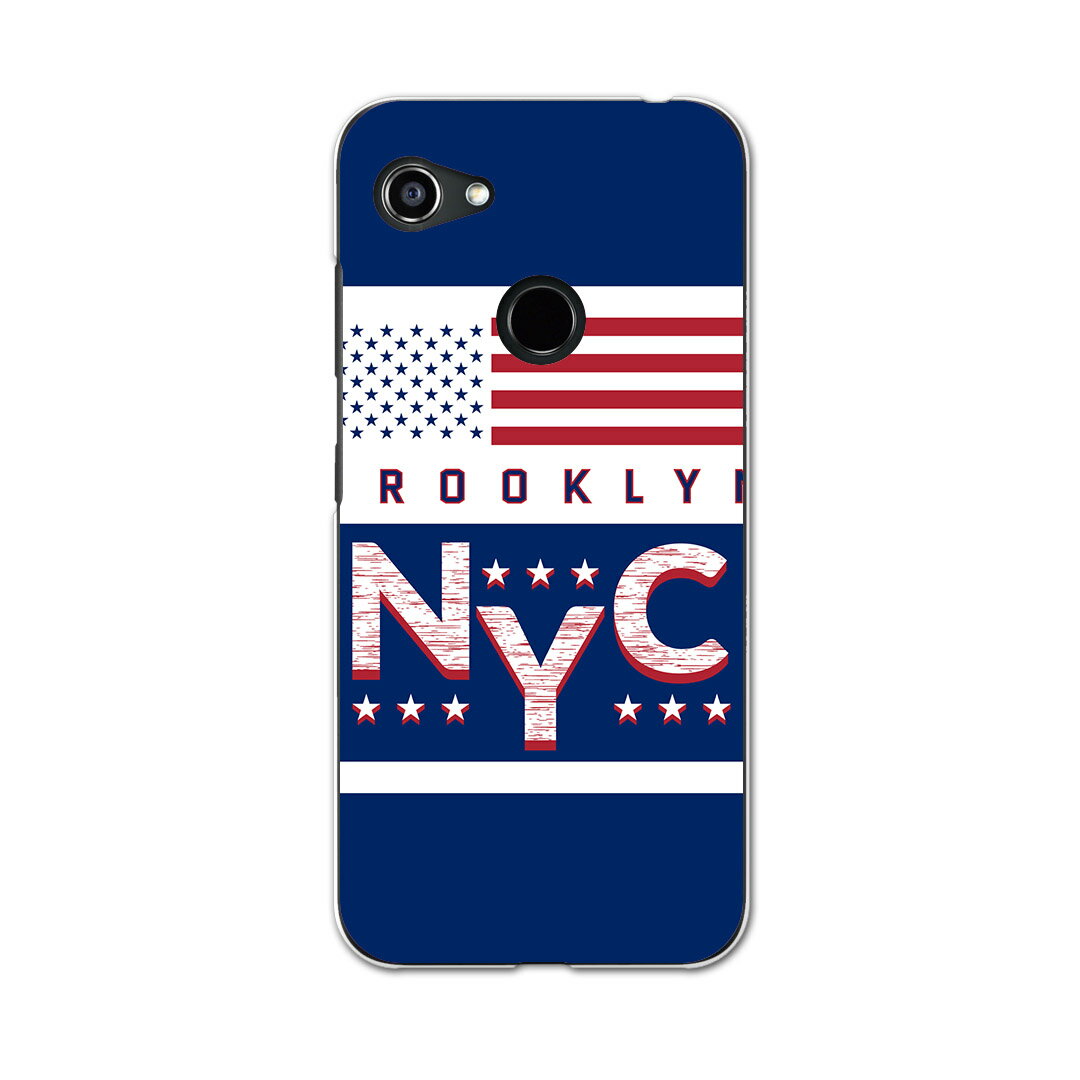 GRATINA KYV48 専用ケース ハードケース 京セラ au igcase スマホカバー カバー ケース 010912 ブルックリン　国旗　星