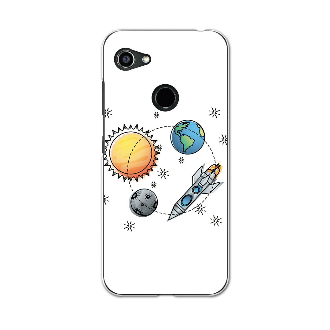 乐天商城 - GRATINA KYV48 専用ケース ハードケース 京セラ au igcase スマホカバー カバー ケース 014953 宇宙　イラスト　ロケット