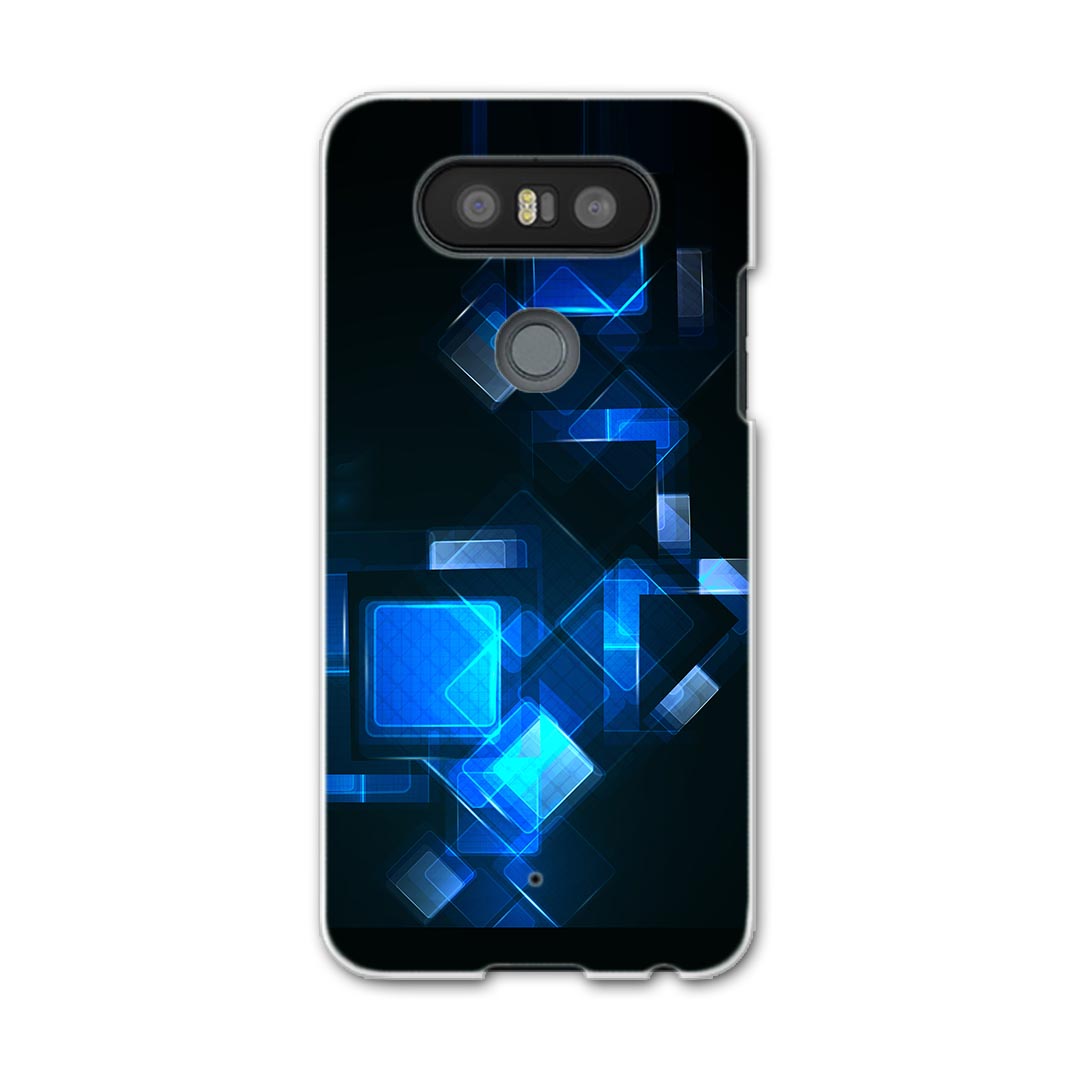 L-01J V20 PRO Electronics LGエレクトロニクス l01j docomo ドコモ スマホ カバー ケース スマホケース スマホカバー PC ハードケース 模様　ブルー クール 000899