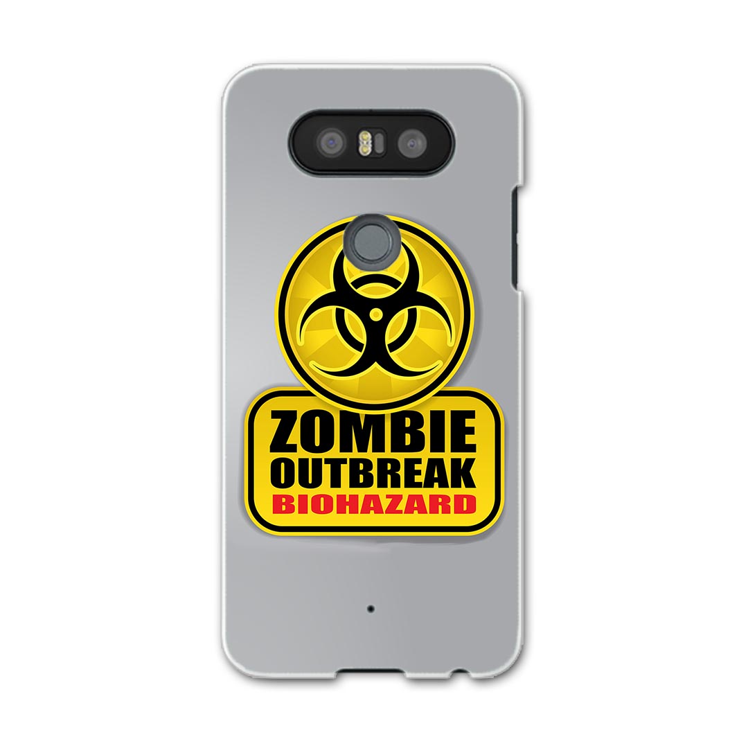 LGV34 isaiBeat イサイ ビート LG Electronics LGエレクトロニクス au エーユーlgv34 スマホ カバー ケース スマホケース スマホカバー PC ハードケース 001180 標識 ゾンビ バイオハザード