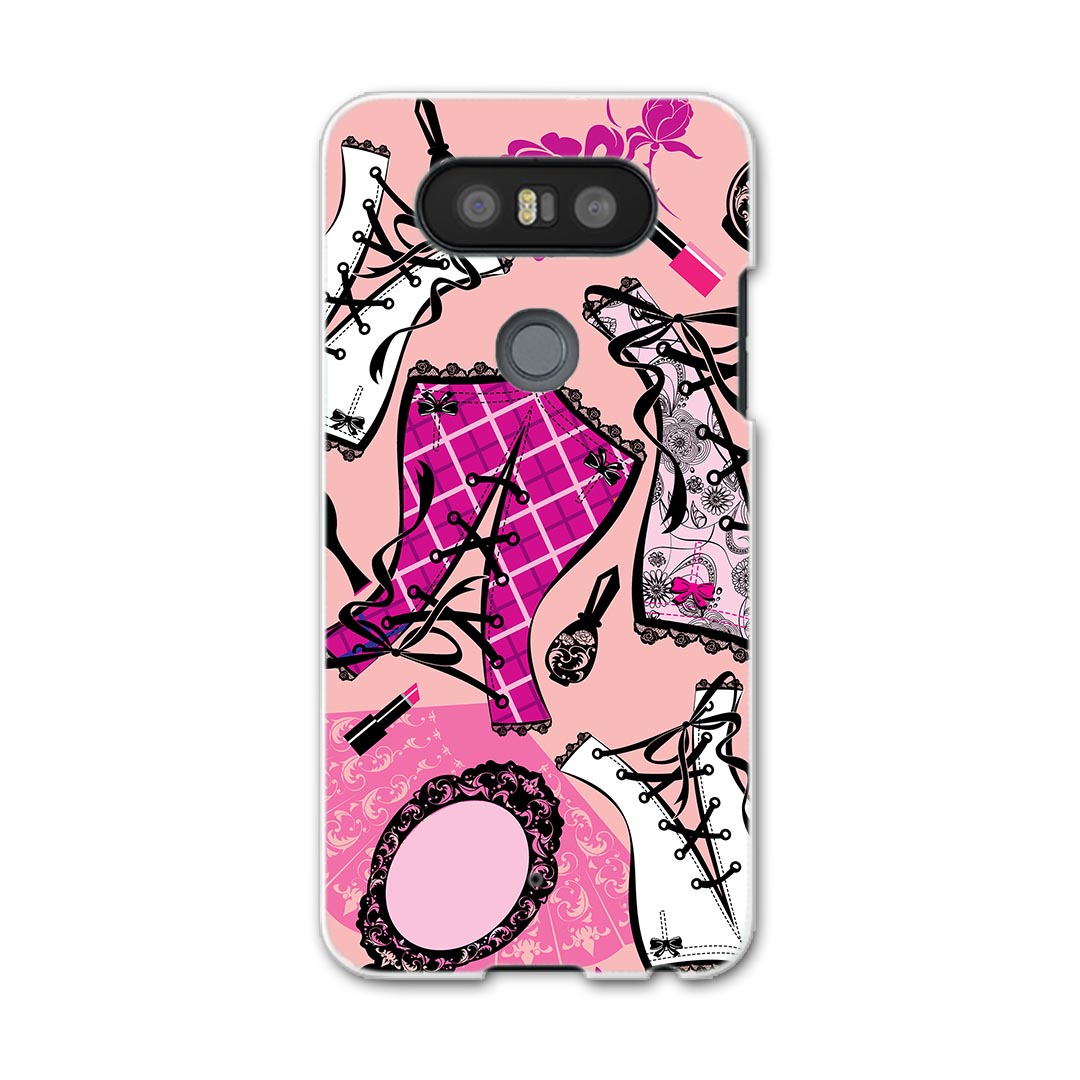 L-01J V20 PRO Electronics LGエレクトロニクス l01j docomo ドコモ スマホ カバー ケース スマホケース スマホカバー PC ハードケース ファッション　ガーリー　ピンク ラブリー ラグジュアリー 003471