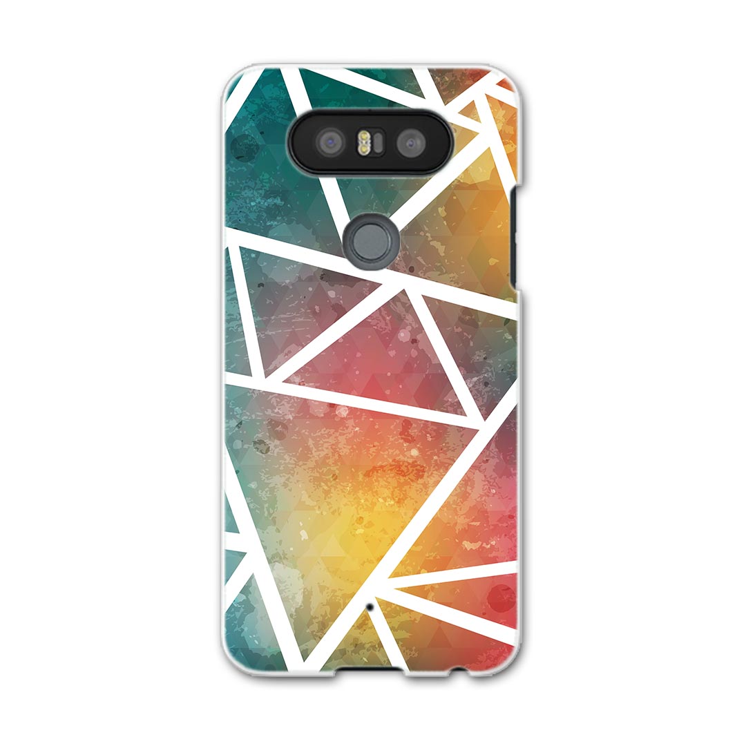 L-01J V20 PRO Electronics LGエレクトロニクス l01j docomo ドコモ スマホ カバー ケース スマホケース スマホカバー PC ハードケース カラフル　レインボー　模様 その他 007391